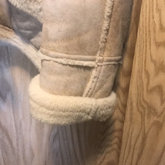 Vintage Mens Shearling and Leather Rancher Marlboro Coat Size 48 - Picture 4 of 11